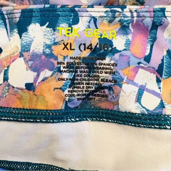 Tek Gear Girls Performance Leggings High Waisted Size 14/16 - Picture 8 of 9